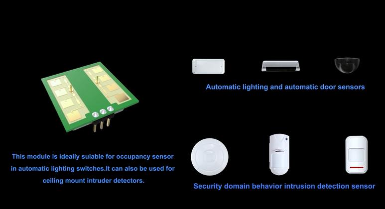 Senzor cu microunde de înaltă precizie pentru detectarea inteligentă --- PD-V21