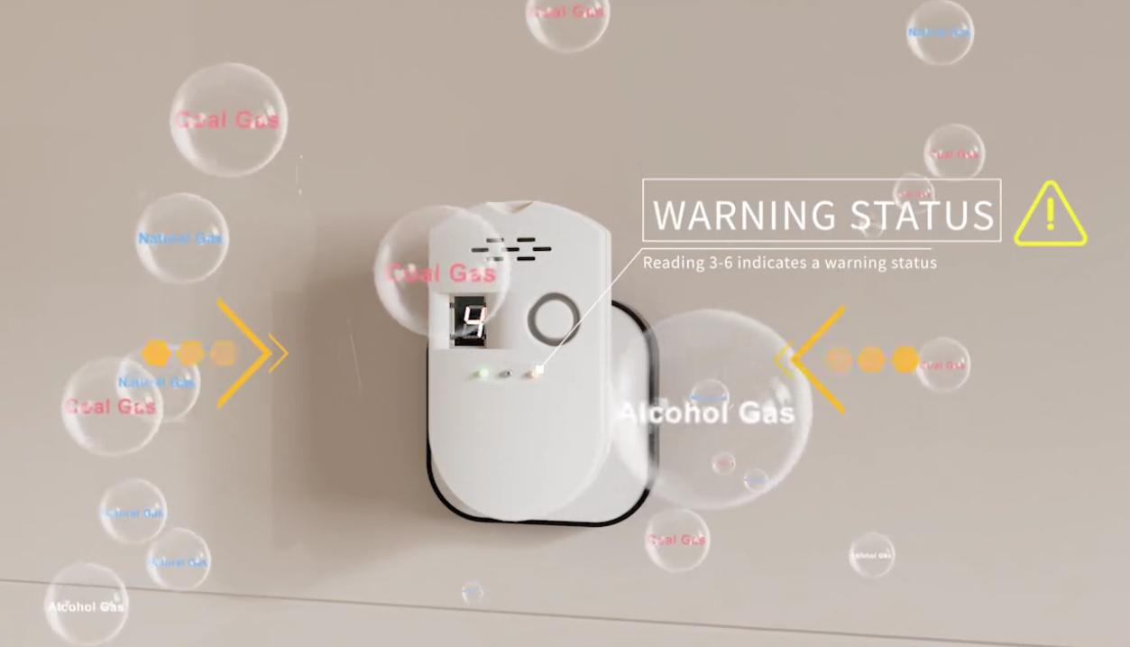 Ningbo PDLUX PD-GSV8 Smart Gas Alarmă-Sistem avansat de detectare și siguranță a gazelor
